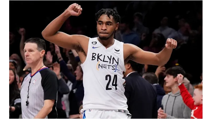 Cam Thomas #24 of the Brooklyn Nets