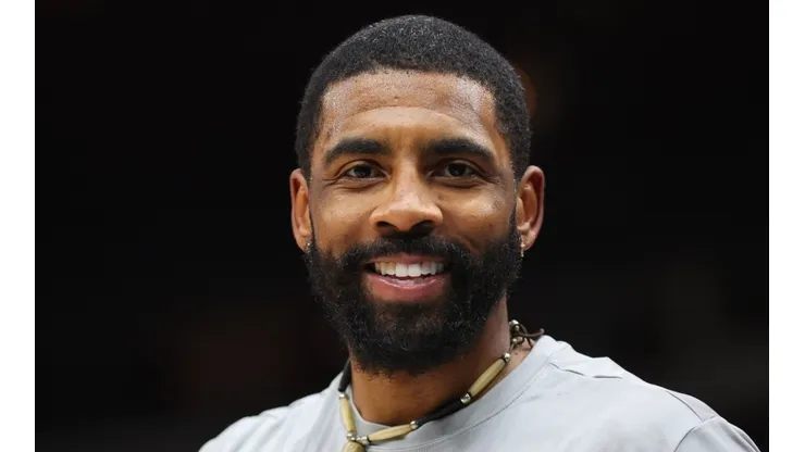 Kyrie Irving during a game with the Brooklyn Nets