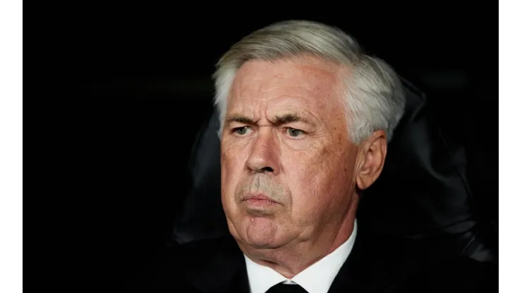 Carlo Ancelotti with Real Madrid in the 2022-2023 La Liga