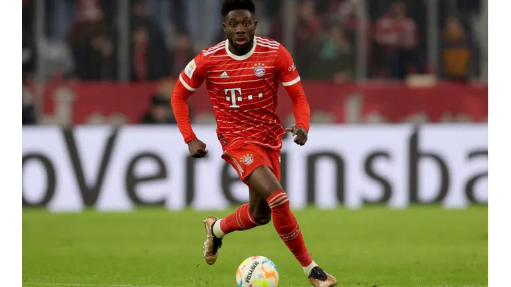 Canadian star Alphonso Davies plays for Bayern Munich