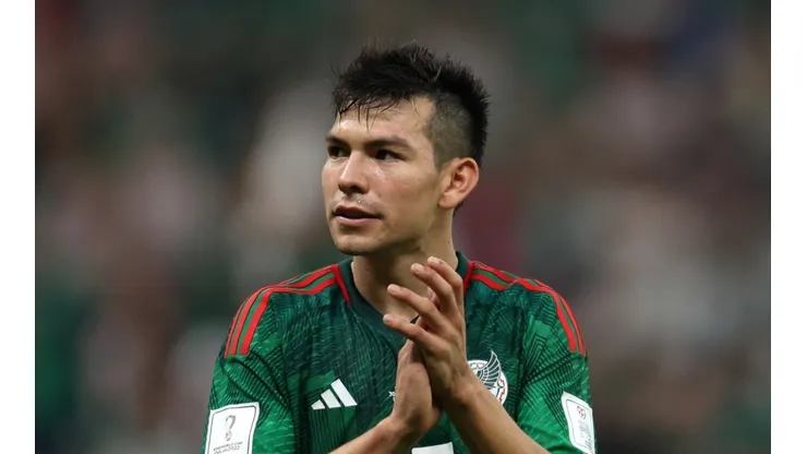 Hirving Lozano with Mexico during the Qatar 2022 World Cup