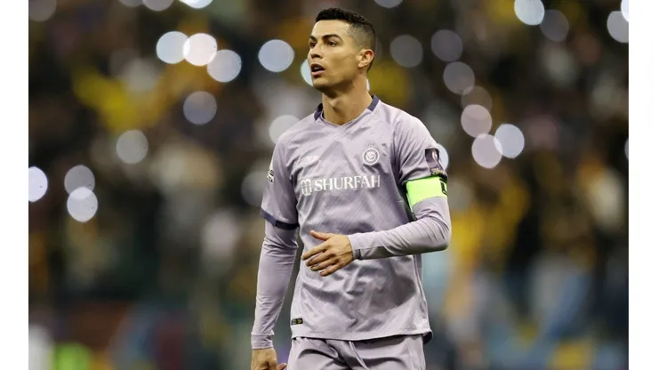 Cristiano Ronaldo playing the Super Cup for Al-Nassr