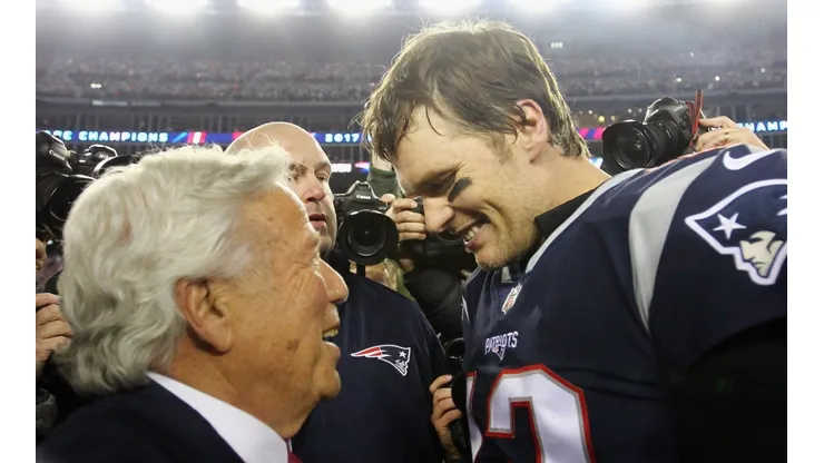 Robert Kraft, Tom Brady - New England Patriots - NFL 2018