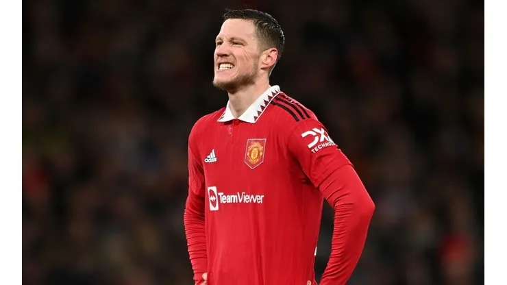 Wout Weghorst in Manchester United vs Nottingham Forest