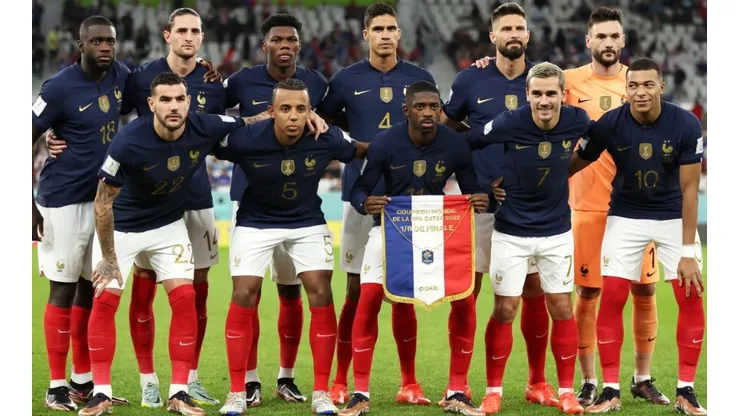 France's national team during the Qatar 2022 World Cup
