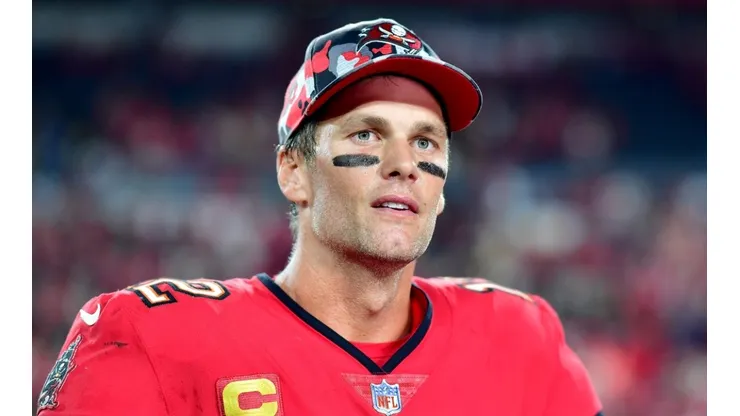 Tom Brady with the Tampa Bay Buccaneers