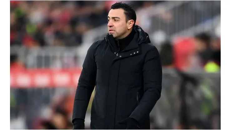 Head Coach Xavi Hernandez of FC Barcelona