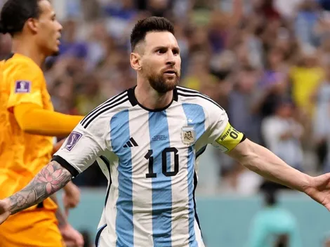 Lionel Messi explains his celebration against Louis van Gaal, Netherlands