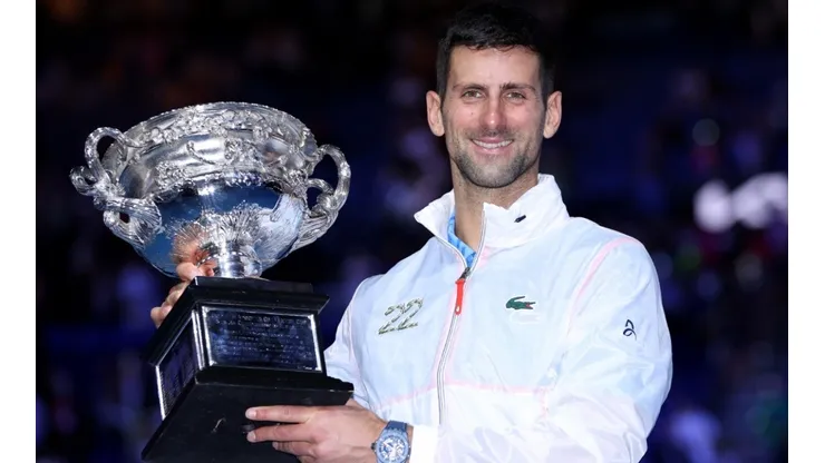 Novak Djokovic at the Australian Open 2023