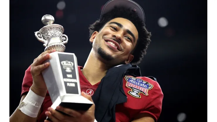 Bryce Young after winning the Sugar Bowl
