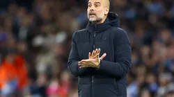 Manchester City's coach Josep Guardiola in today's FA Cup win