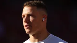 Christian McCaffrey running back of the San Francisco 49ers