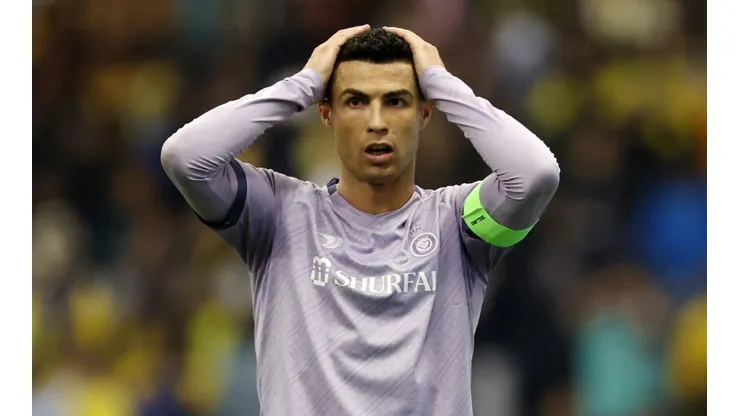 Cristiano Ronaldo with Al Nassr in the Saudi Super Cup