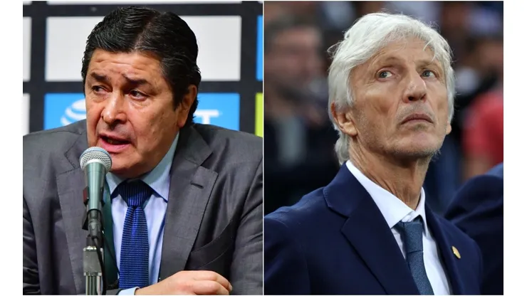 Luis Fernando Tena of Guatemala and Jose Pekerman of Venezuela