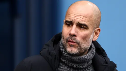 Pep Guardiola with Manchester City