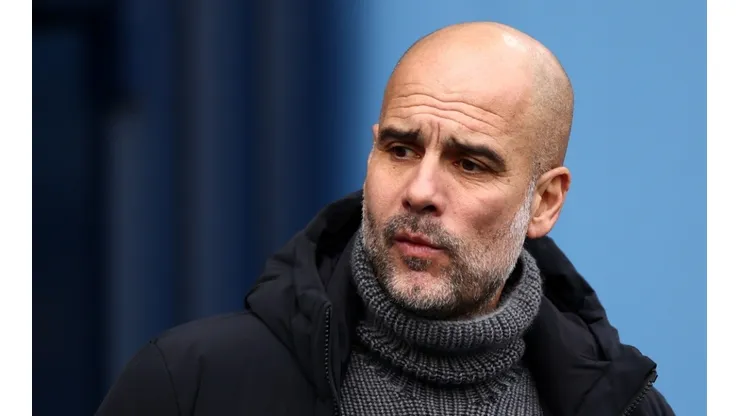 Pep Guardiola with Manchester City