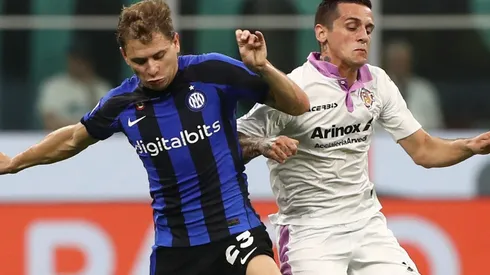 Nicolo Barella of Inter and Emanuele Valeri of Cremonese