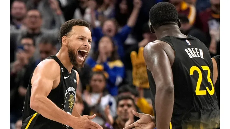 Stephen Curry and Draymond Green