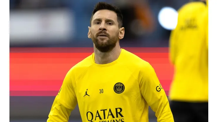 Lionel Messi with PSG