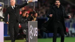 Carlo Ancelotti (left) and Diego Simeone (right)