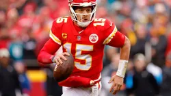 Mahomes of the Chiefs during the game against the Jaguars in 2023