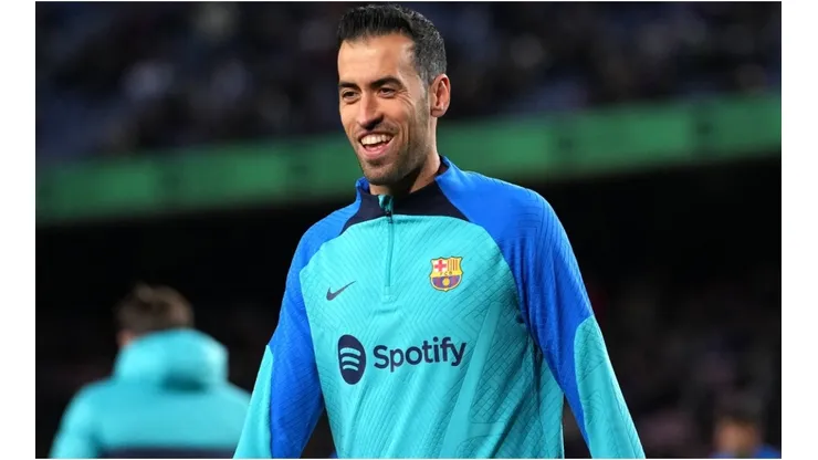Sergio Busquets of FC Barcelona