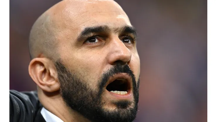 Manager Walid Regragui of Morocco