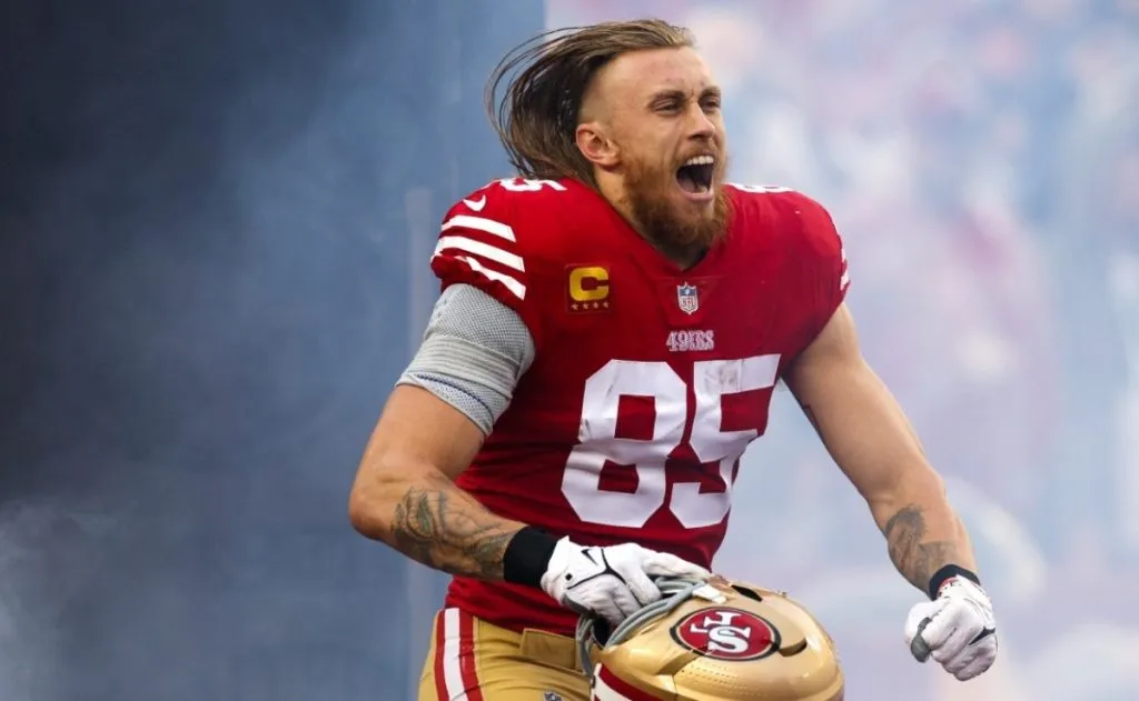George Kittle with the 49ers