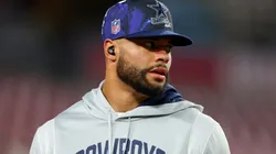 Dak Prescott quarterback of the Dallas Cowboys