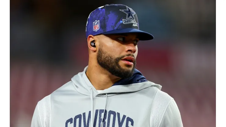 Dak Prescott quarterback of the Dallas Cowboys