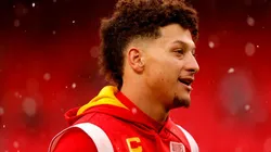 Patrick Mahomes of the Chiefs in 2023 at the game vs the Jaguars
