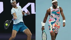 Karen Khachanov (left) and Frances Tiafoe (right)