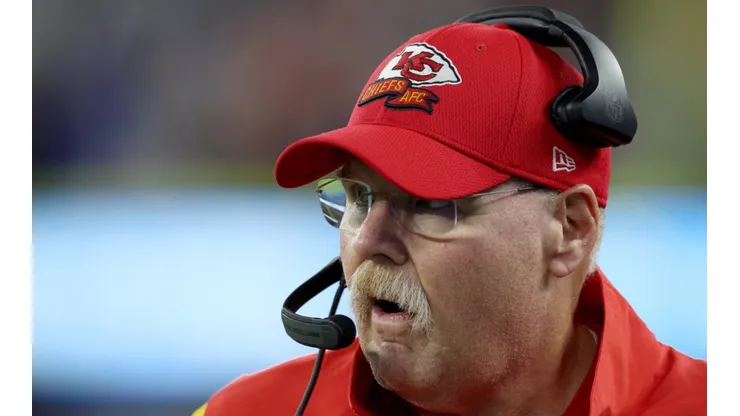Andy Reid head coach of the Kansas City Chiefs
