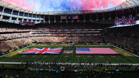 NFL match between New York Giants and Green Bay Packers at Tottenham Hotspur Stadium