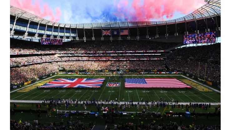NFL match between New York Giants and Green Bay Packers at Tottenham Hotspur Stadium