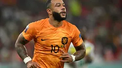 Memphis Depay with the Netherlands during the Qatar 2022 World Cup