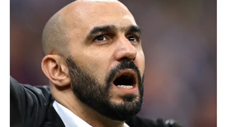 Manager Walid Regragui of Morocco