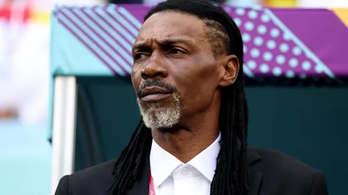 Manager Rigobert Song of Cameroon
