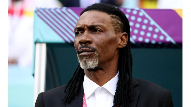 Manager Rigobert Song of Cameroon