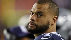 Dak Prescott quarterback of the Dallas Cowboys