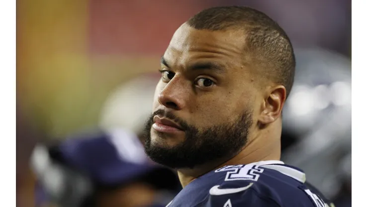 Dak Prescott quarterback of the Dallas Cowboys