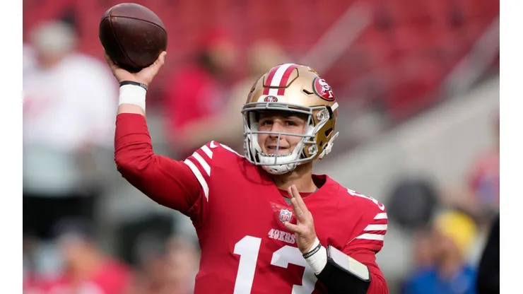 Brock Purdy quarterback of the San Francisco 49ers