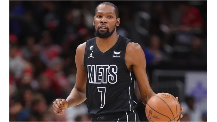 Kevin Durant, former #7 of the Brooklyn Nets.