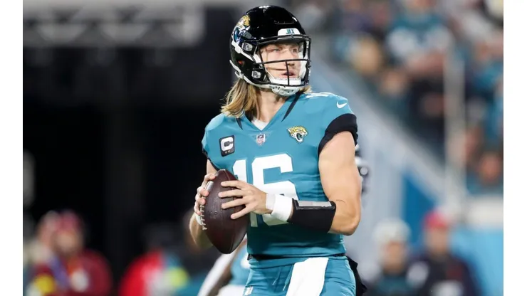Trevor Lawrence quarterback of the Jacksonville Jaguars