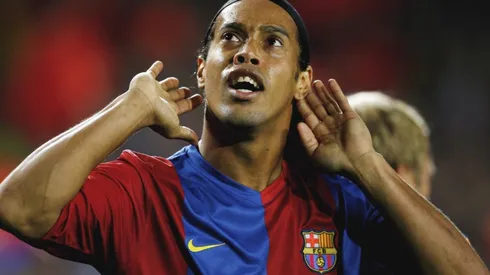 Ronaldinho of Barcelona