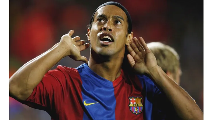 Ronaldinho of Barcelona