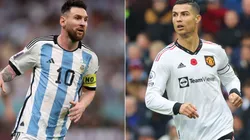 Lionel Messi (left) and Cristiano Ronaldo.