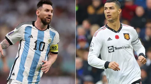 Lionel Messi (left) and Cristiano Ronaldo.
