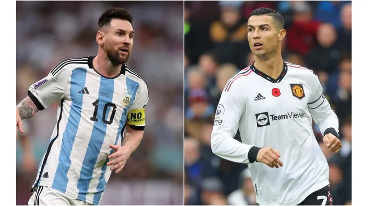 Lionel Messi (left) and Cristiano Ronaldo.