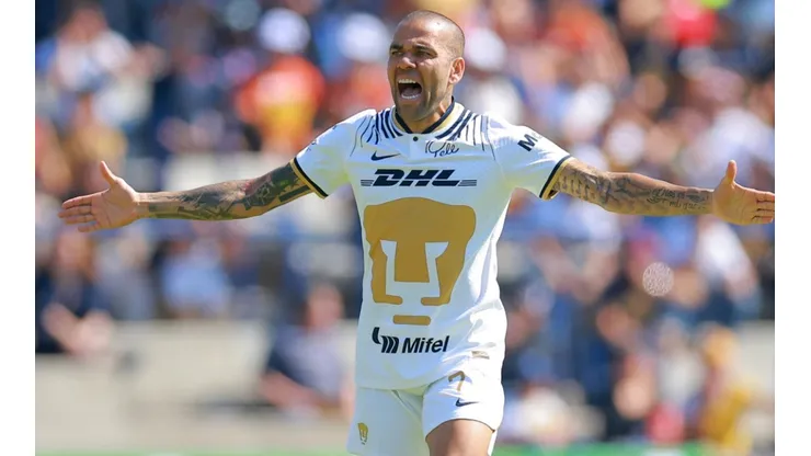 Dani Alves of Pumas UNAM in Clausura 2023